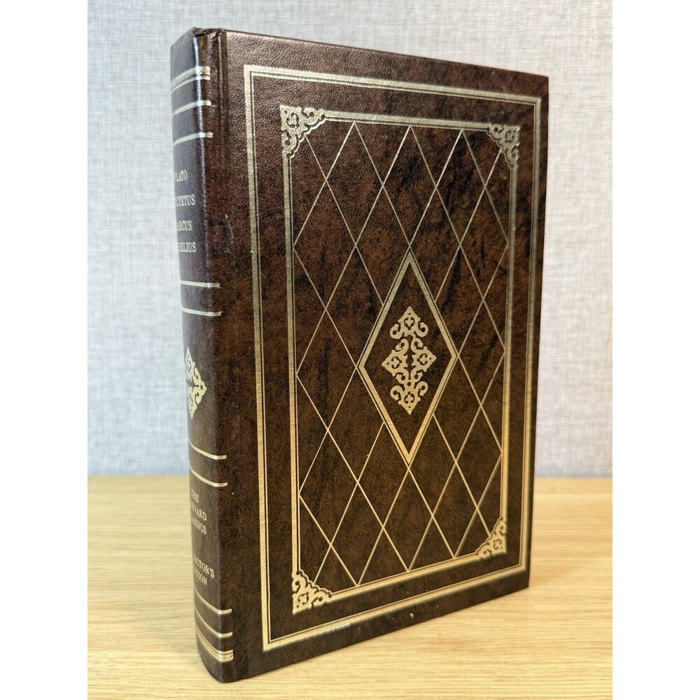 The Harvard Classics PLATO EPICTETUS MARCUS AURELIUS Leather Hardcover 1980